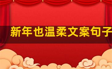 新年也温柔文案句子短句